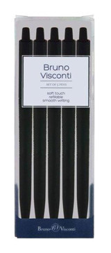 Bruno Visconti Slim Click Plastik 0.5 mm Mavi 5'li Tükenmez Kalem
