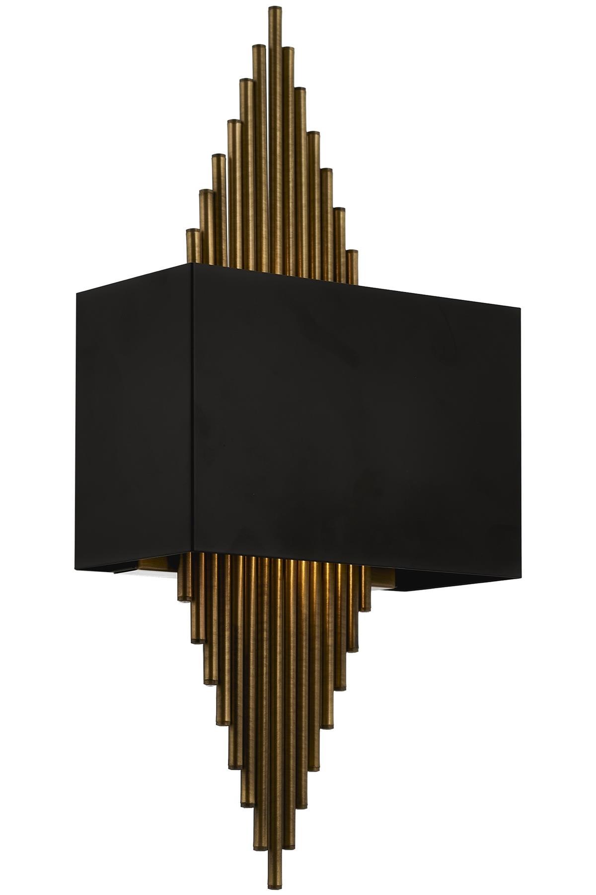Avonni Ap-62175-01 Tekli Metal Aplik Siyah