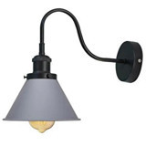 Rsylight Rustik Tekli Metal Aplik Gri