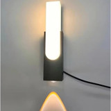 Cata Ct-7067 2'li Plastik Led Aplik Siyah