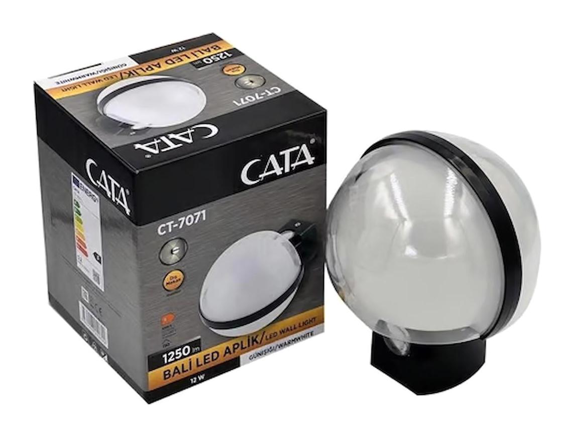 Cata Ct-7071 Tekli Metal Led Aplik Siyah