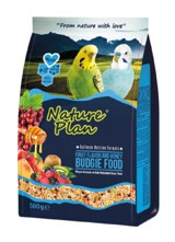 Nature Plan Budgie Food Kabuklu Ballı-Meyveli Vitaminli Yetişkin Kuş Yemi 500 gr