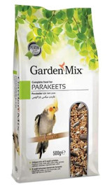 Garden Mix Platin Papağan Kabuklu Sade Yetişkin Kuş Yemi 500 gr