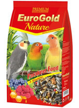 Eurogold Papağan Kabuklu Meyveli Vitaminli Yetişkin Kuş Yemi 2x750 gr