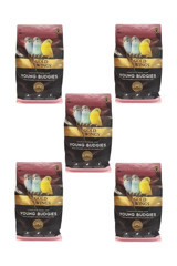Gold Wings Premium Muhabbet Kuşu Kabuksuz Karışık Vitaminli Yavru Kuş Yemi 5x1 kg