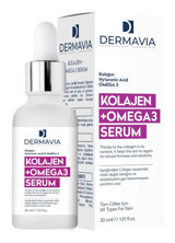 Dermavia Kolajen + Omega3 Canlandırıcı Yaşlanma Karşıtı Jel Yüz Serumu 30 ml