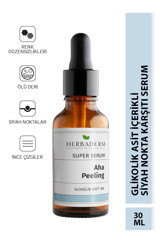 Herbaderm AHA Peeling Canlandırıcı Kırışıklık Karşıtı Jel Yüz Serumu 30 ml