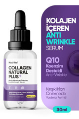 Nutriful Collagen Natural Plus Anti-wrinkle Yaşlanma Kırışıklık Karşıtı Jel Yüz Serumu 30 ml