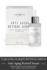 Shineco Anti Aging Retinol Canlandırıcı Yaşlanma Karşıtı Jel Yüz Serumu 30 ml