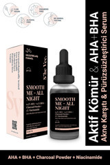 She Vec Smooth Me Canlandırıcı Yaşlanma Kırışıklık Karşıtı Jel Yüz Serumu 30 ml