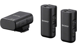 Sony ECM-W3 Profesyonel Kablosuz Yayıncı USB Yaka Mikrofonu Siyah