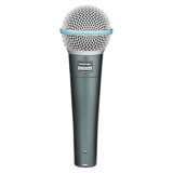 Shure BETA 58A Profesyonel XLR Kablolu Yayıncı El Mikrofonu Siyah