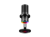 Godox Em68X Type C Kablolu Yayıncı USB RGB Oyuncu Masaüstü Mikrofonu Siyah