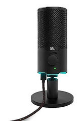 Jbl Quantum Stream Type C Kablolu Yayıncı USB RGB Oyuncu Masaüstü Mikrofonu Siyah