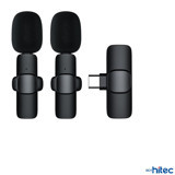 Schitec K9 Lightning Kablosuz Bluetooth Yaka Mikrofonu Siyah