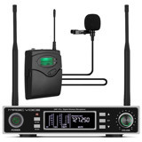 Magicvoice MV-1100Y Uhf Profesyonel Kablosuz Yaka Mikrofonu Siyah