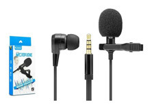 Hadron HD567 Condenser 3.5 mm Kablolu Yayıncı Oyuncu Yaka Mikrofonu Siyah