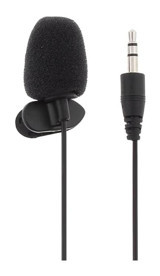 Hadron Kubite HD556 Condenser 3.5 mm Kablolu Yayıncı Yaka Mikrofonu Siyah