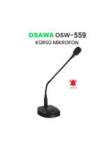 Osawa OSW-559 Profesyonel Condenser XLR Kablolu Masaüstü Mikrofonu Siyah