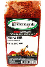 Gedemenli Tatlı Pul Biber 250 gr
