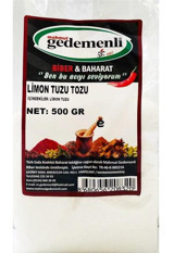 Gedemenli Toz Limon Tuzu 500 gr