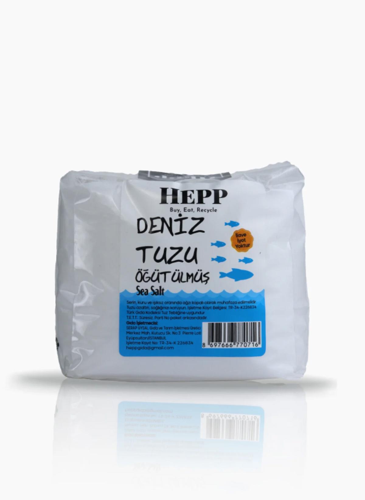 Ekoloji Market Öğütülmüş Deniz Tuzu 500 gr