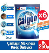 Calgon Ultra Konsantre 4'ü 1 Arada 6 x 250 gr Kireç Önleyici