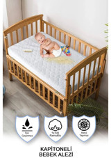 Vionel Home Fitted Pamuk Lastikli Sıvı Geçirmez 60 X 120 cm Tek Kişilik Alez