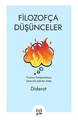 Filozofça Düşünceler - Fransız Parlamentosu Kararıyla Yakılan Kitap Denis Diderot Gufo Yayınları
