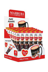Mahbuba Coffee 3'ü 1 Arada Sütlü Köpüklü 18 gr 48 Adet Granül Kahve Hazır Kahve