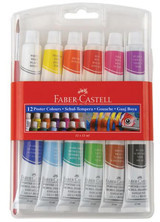 Faber-Castell Tüp Çok Renkli 12x12 ml Guaj Boya Set