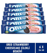 Oreo Cheesecake Çilekli Bisküvi 6x154 gr