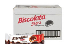 Biscolata Starz Çikolata Kaplamalı - Sütlü Bisküvi 24x82 gr