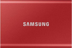 Samsung T7 MU-PC1T0R/WW 1 TB USB Type C USB 3.2 Taşınabilir SSD Kırmızı