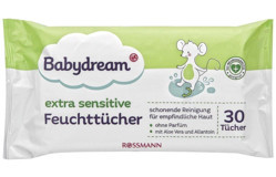 Babydream Extra Sensitive 30 Yaprak Islak Mendil