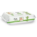 Pure Baby Organik Bambu Özlü 60 Islak Mendil