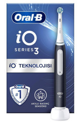 Oral b iO 3 Işıklı Orta Şarjlı Diş Fırçası Siyah