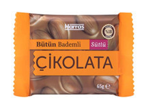 Harras Bütün Bademli Sütlü Çikolata 65 gr