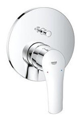 Grohe Eurosmart 24043003 Metal Çevirmeli Ankastre Banyo Bataryası Gümüş