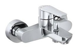 Artema Neva Soft A42943 Krom Çift Delikli Aç Kapa Yarı Ankastre Banyo Bataryası Gümüş