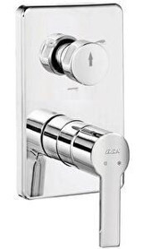 Eca Delta 102167307-k Krom 3 Delikli Aç Kapa Ankastre Banyo Bataryası Gümüş