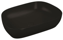 Vitra Outline 5993B4830016 Tekli 63 cm Seramik Lavabo Siyah