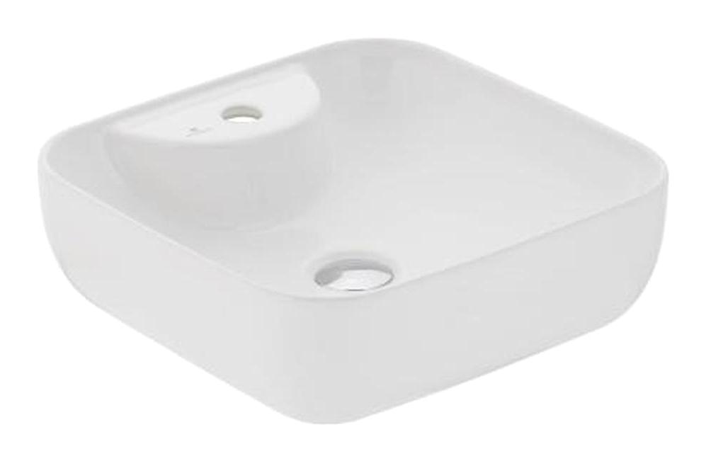 Seramiksan Form Tekli 43 cm Seramik Dikdörtgen Lavabo Beyaz