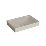 Vitra Metropole 7535b0201398 Tekli 60 cm Seramik Dikdörtgen Lavabo Taupe