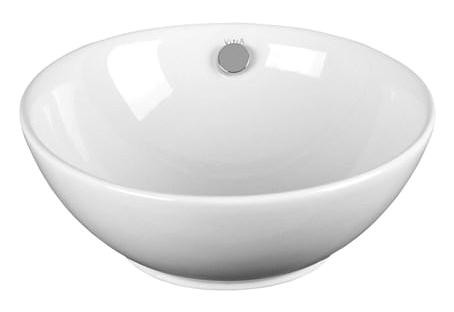 Vitra Options 4324B0030012 Tekli 43 cm Seramik Yuvarlak Lavabo Beyaz