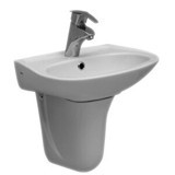 Serel 5448sts110h Tekli 45 cm Seramik Lavabo Beyaz