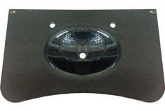 Oscar Tekli 100 cm Cam Oval Lavabo Siyah