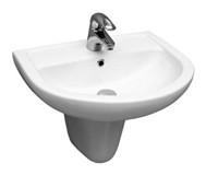 Serel Etna Tekli 56 cm Seramik Lavabo Beyaz