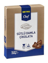 Metro Chef Sütlü Damla Çikolata 250 gr