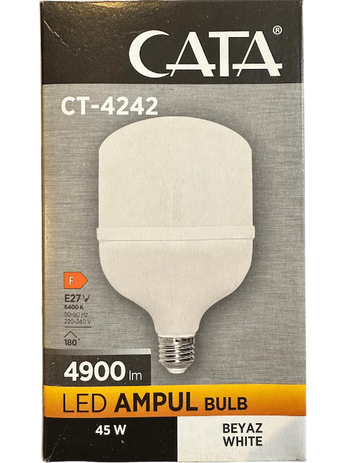Cata CT-4242 45 W Beyaz E27 Armut Led Ampul